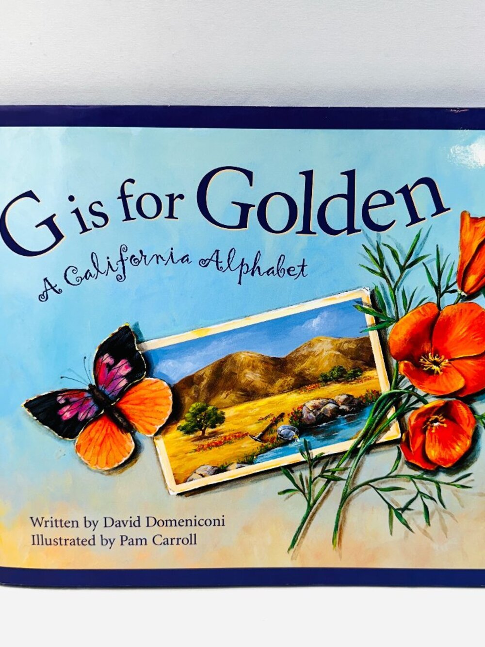 G Is for Golden: A California Alphabet Hardcover by Domeniconi, David BRAND NEW